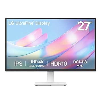 LG 27 Inch Ultrafine Monitor, IPS, 4K UHD (3840x2160), 60Hz,HDR10 up to ...