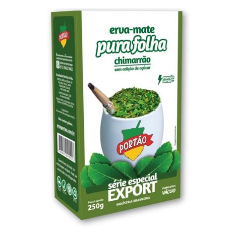 Erva-MatePortão Yerba Mate Chimarrão Pura Folha Portão Fresh and India ...