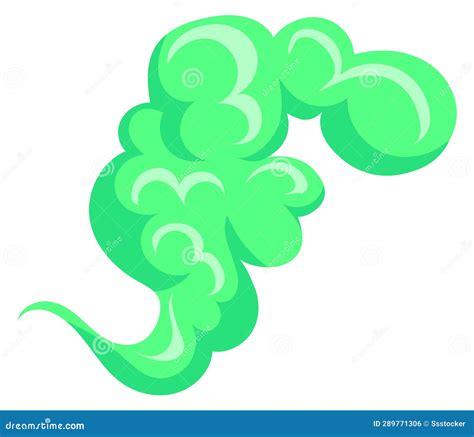 Bad Smell Fart Cloud Green Smelly Toxic Cloud In Cartoon Style Comic Smoke, Illustration Of ... - what is the smell of fart