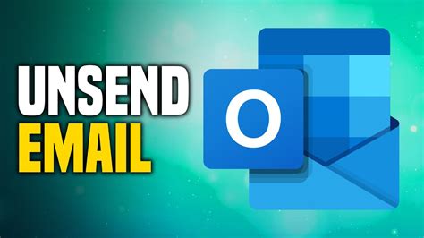 How To Unsend Or Recall In Outlook Email (EASY!) - YouTube