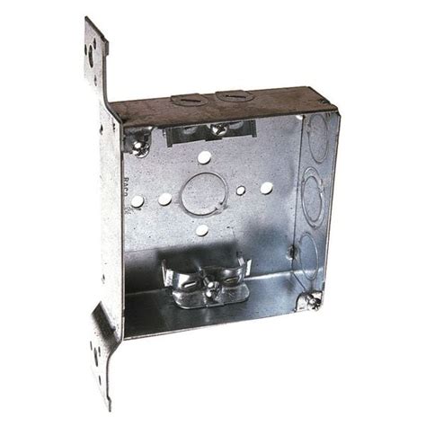 Raco Electrical Box, 21 cu in, Square Box Type, 2 Gangs, Galvanized ...