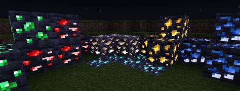 Image result for Minecraft Java Glowing Ores Mod