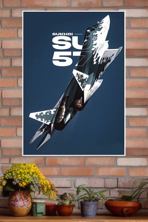 Sukhoi Poster | Fighter Plane Posters – The Poster Valley