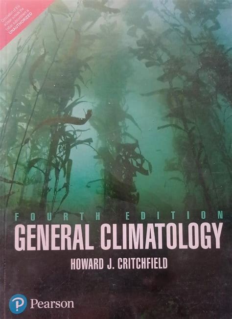 Buy GENERAL CLIMATOLOGY By Howard J Critchfield NVB+++ Book Online at ...