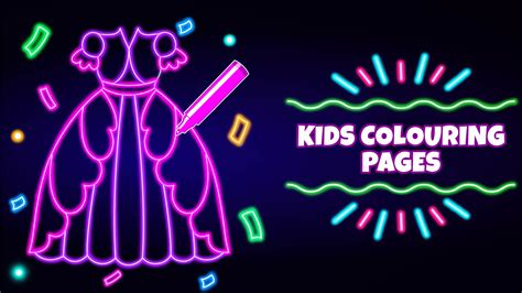 Doodle Glow Colouring & Drawing Games for Kids 🌟🎨 Kids Doodle, Glow ...