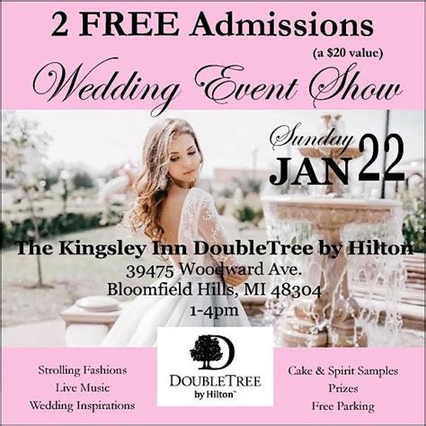 The Kingsley Inn DoubleTree by Hilton Wedding Event Show, The Kingsley ...