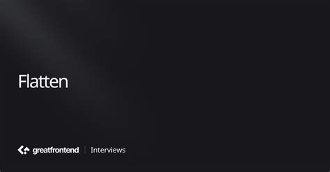 JavaScript Flatten 的图像结果