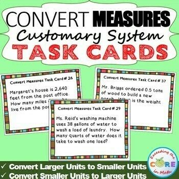 Image result for Customary Conversion Word Problems