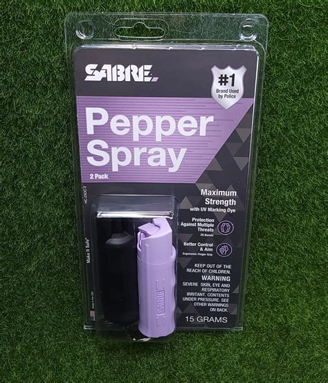 Sabre Pepper Spray Hard Case Combo Pack .54 Ounces - HC-23OC-2 - Less ...