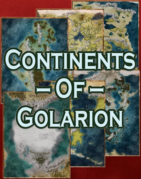 Continents Of Golarion _ Golarion Empire Map - YINSBK