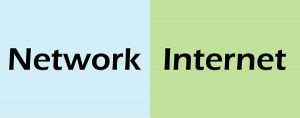 Difference Between Network and Internet 的图像结果