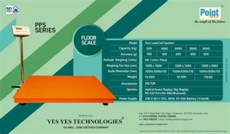 Four Load Cell System - Heavy Duty Platform Scale Manufacturer from ...