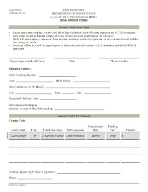 Blm Form 9130 6 - Fill and Sign Printable Template Online