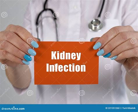 Kidney Infection Pyelonephritis Urinary Tract Infection. Attractive Woman Feel Backache Spine ...