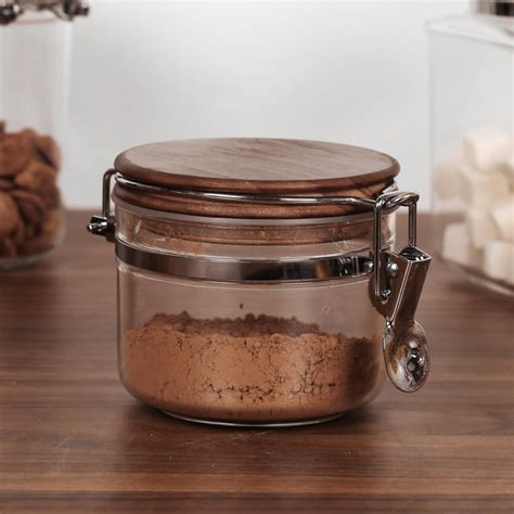 Buy Palestine Solid Jars - Acrylic/Wood -450ml -Canister 13.5 cm L x 13 ...