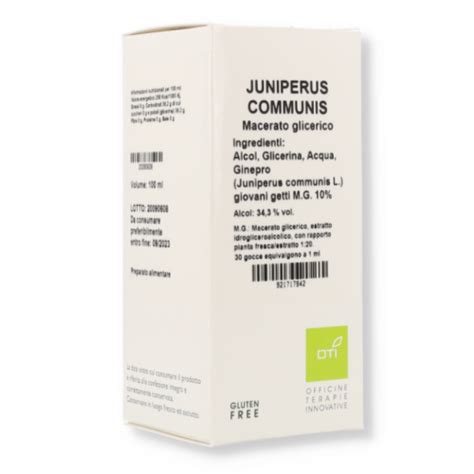 Juniperus Communis Mg10% OTI 100ml - Loreto Pharmacy