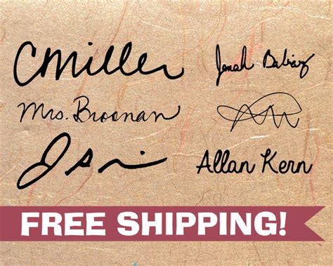 Image result for Custom Signature Stamp