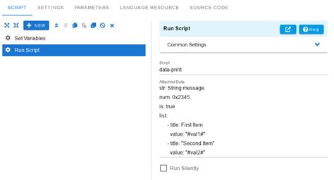Image result for Running Script Example