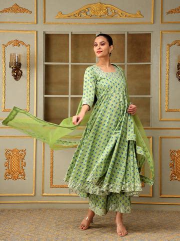 Discover Stylish Cotton Anarkali Suits Sets – Page 2 – Pomcha Jaipur