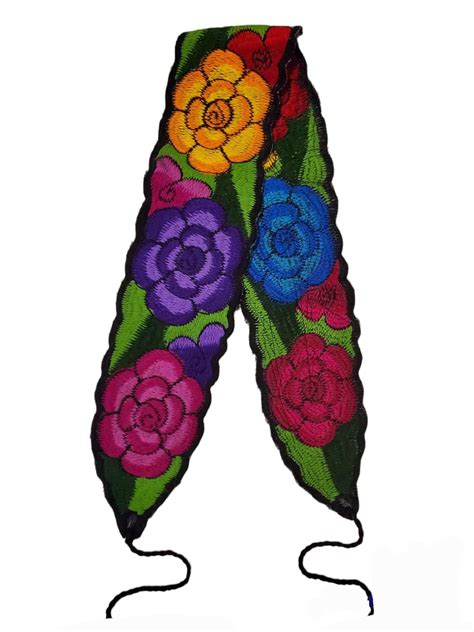 Mexican Floral Embroidered Belt AUTENTIC from Mexico | Ubuy India