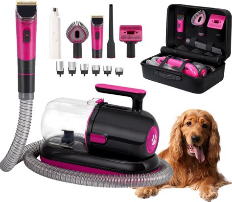 Amazon.com: 7 in 1 Pet Grooming Vacuum Kits, Dog Hair Remover Grooming ...