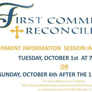 Preparation for First Reconciliation & First Holy Communion– Parent ...