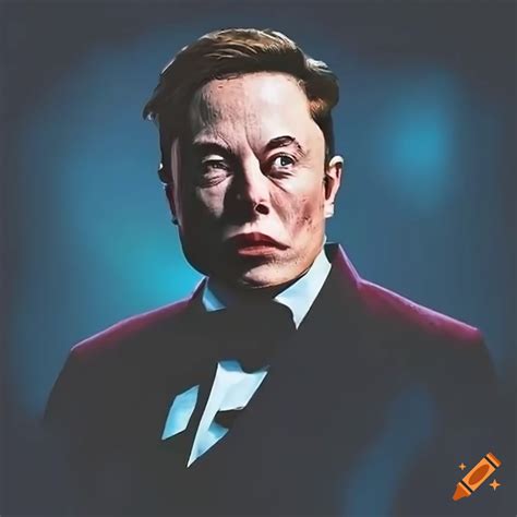 Elon musk depicted as citizen kane on Craiyon
