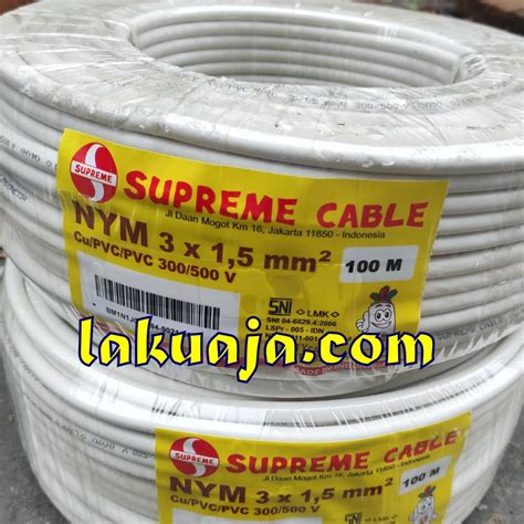 Jual kabel Listrik SUPREME NYY 2x2,5mm - Lakuaja