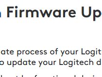Logitech Firmware Update 的图像结果