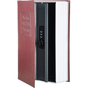 Amazon Basics Book Safe with Combination Lock, Red : Amazon.in: Home ...