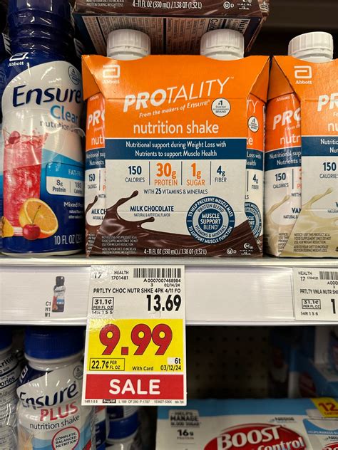 Protality Nutrition Shakes as low as $4.99! - Kroger Krazy