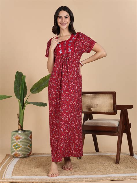Ruby Rose Floral Classy Alpine Nightwear for Women Online – 9shines label