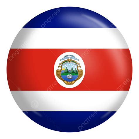 Costa Rica Flag Badge at Kristy Breeden blog