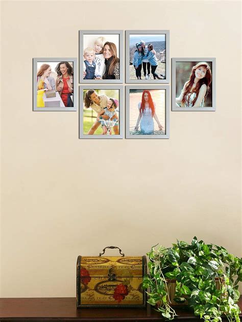 RANDOM Set of 6 Cream color Individual photo frames(8"X10" : 6pcs ...