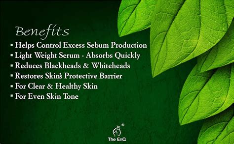 The EnQ Tea Tree Serum 30ml Infused with 100% Pure Organic Tea Tree ...