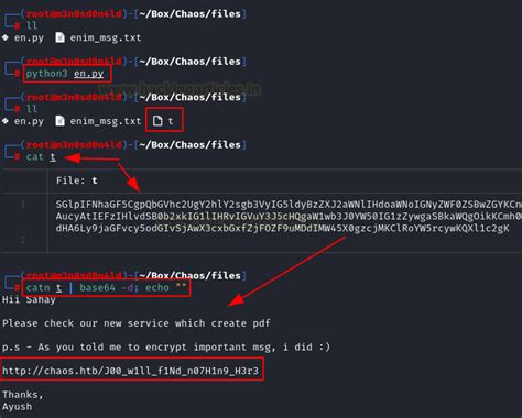 Chaos HackTheBox Walkthrough - Hacking Articles