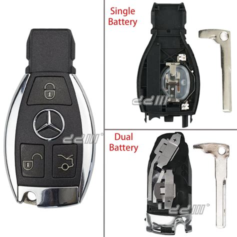 Mercedes Benz 3 Button Smart Key Shell Remote Key Case Casing Fob ...