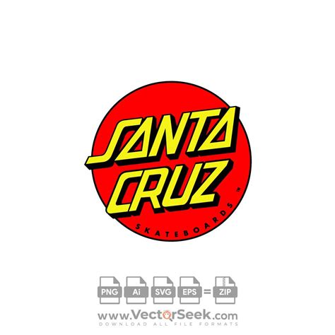 Santa Cruz Skateboarding Logo PNG, SVG, AI Vector - Free Download