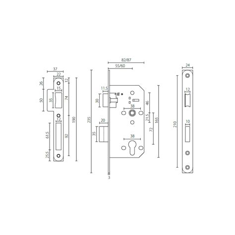 L201 Sashlock – Entry Lock for Secure Latched Doors | ASSA ABLOY