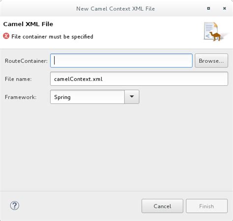 Chapter 10. Creating a New Camel XML file | Tooling User Guide | Red ...