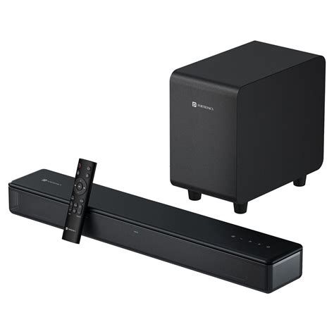 Sound Slick X 250W Bluetooth Soundbar With Wired Subwoofer – Portronics