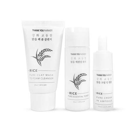 "Thank You Farmer Rice Pure Glow Travel Kit " — Vanity Wagon