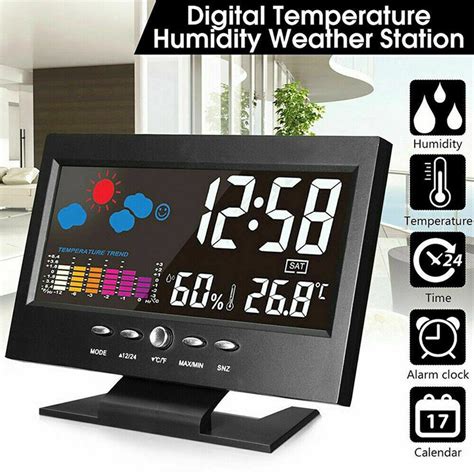 Image result for Digital Weather Clock