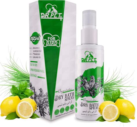 Buy Dr. Pet Plus Luxury Professional Ayurvedic Dry Bath Spray Bird ...