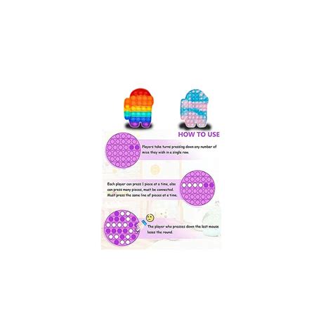 Lesome BINGLALA 2 Pack Pop it Among US Big Size Push Pop India | Ubuy