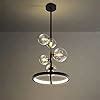 Bepuzz Glass Globe Sputnik Chandelier 5-Light Modern India | Ubuy