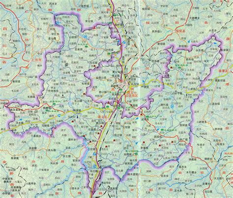 播州区地图全图高清版