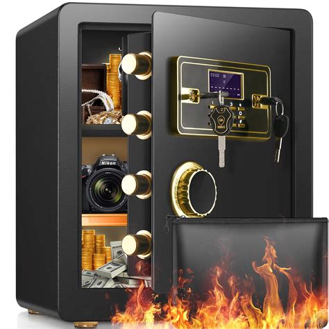 Buy 2.3 Cub Large Home Safe Fireproof Waterproof, Fireproof Safe Box ...
