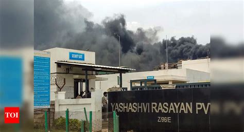 Yashashvi Rasayan blast: FIR registered against seven company employees ...