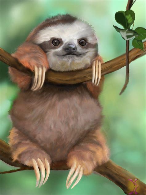 Cute Sloth Wallpapers - Top Free Cute Sloth Backgrounds - WallpaperAccess